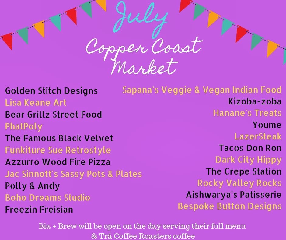 Copper Coast Market Sunday 28th of July 2019 Waterford in Your Pocket