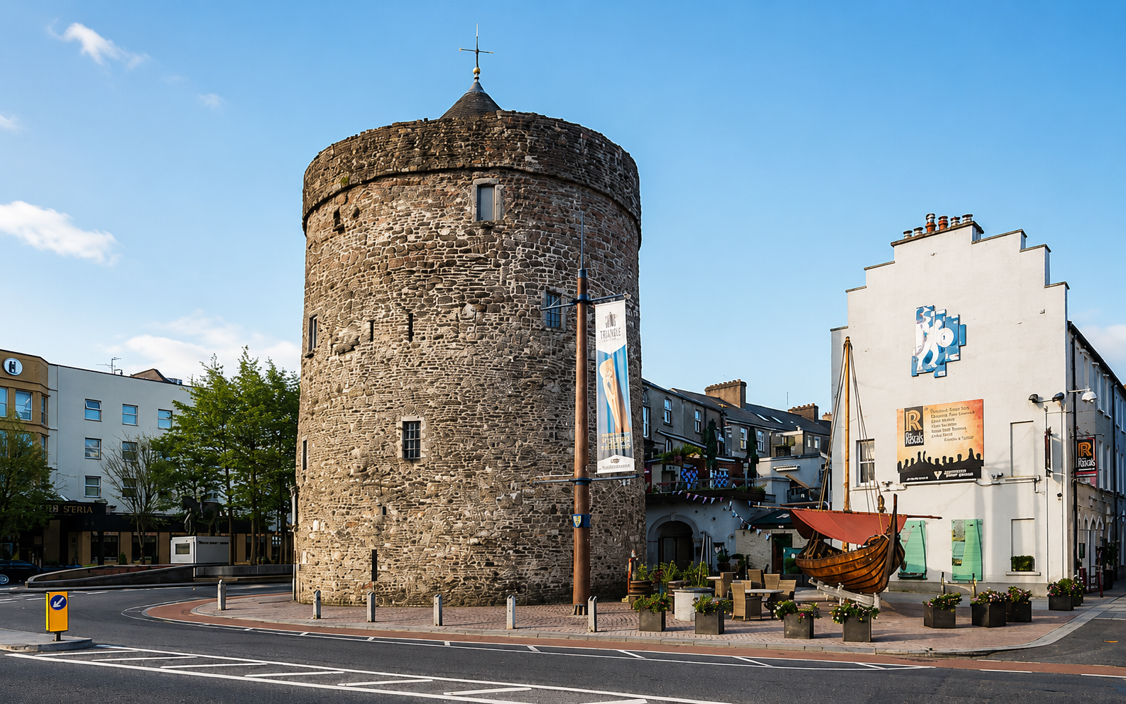 Reginald's Tower on The Quay in Waterford City, Ireland's oldest civic building and a landmark of the historic Viking Triangle.