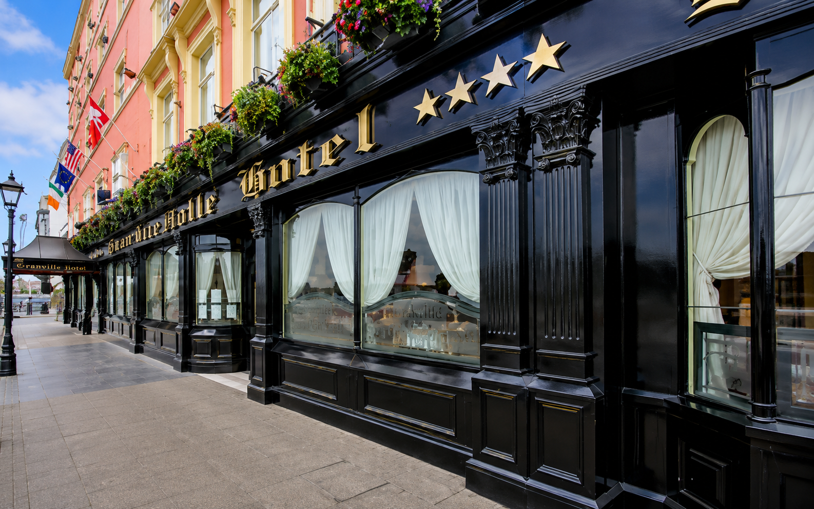Granville Hotel on Meagher's Quay overlooking the River Suir in Waterford City.