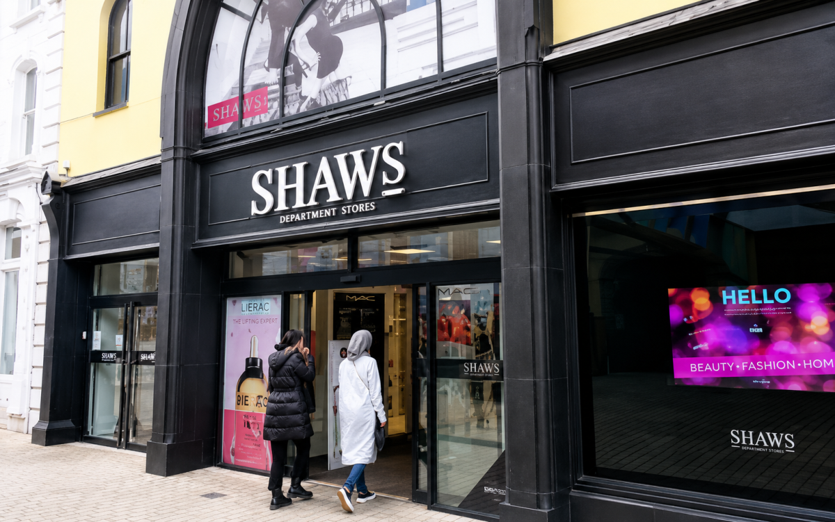 Shaws Department Store in Waterford City Centre
