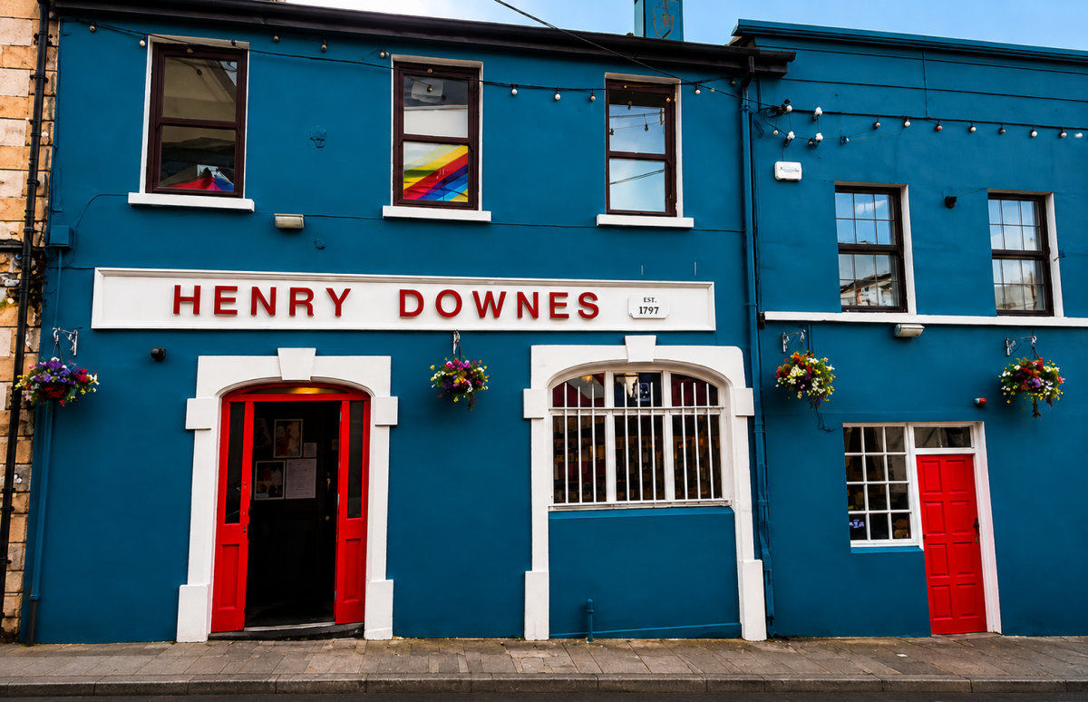 Henry Downes traditional Irish pub on Thomas Street in Waterford City