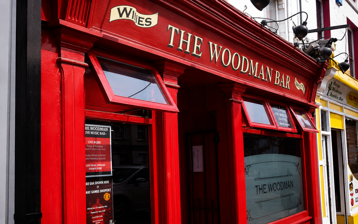 The Woodman Bar on John Street in Waterford City near the Apple Market