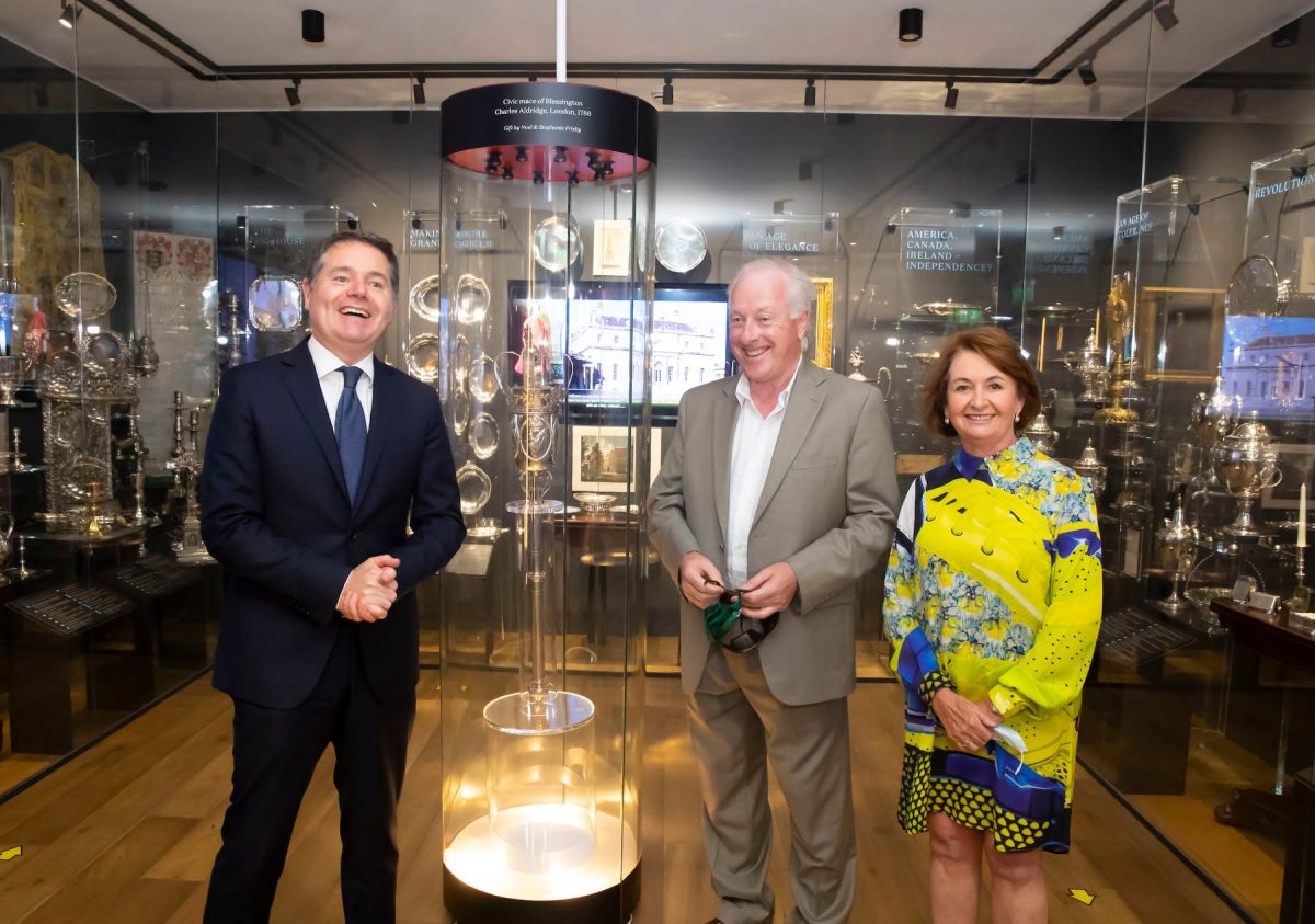 Irish Silver Museum in Cathedral Square in Waterford City's historic Viking Triangle