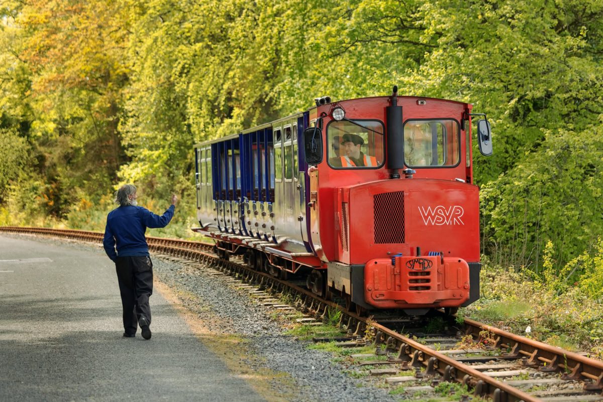 Cyclists travelling along the Waterford Greenway, the scenic 46km walking and cycling route between Waterford City and Dungarvan.