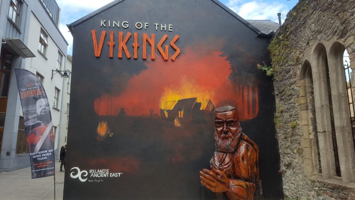 King of the Vikings virtual reality Viking experience in Waterford City's Viking Triangle