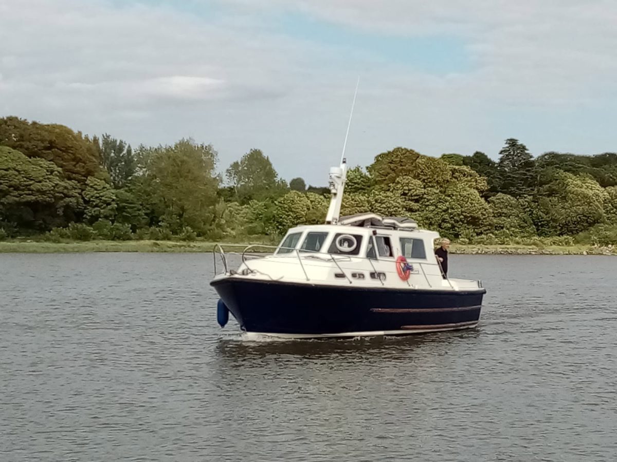 Osprey Viking Cruises travelling along the River Suir