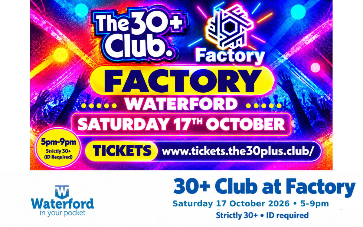 30+ Club at Factory Waterford – 17 October